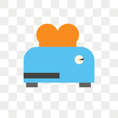 Toaster vector icon isolated on transparent background, Toaster logo design
