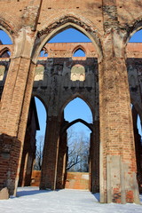 cathedral ruins in tartu estonia