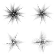 Geometric pattern icon star astrology pentagram symbol