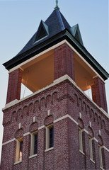 A church bell tower.