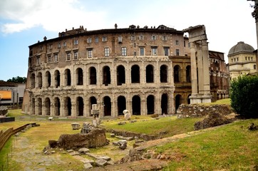 Fototapeta na wymiar Ancient roman theater