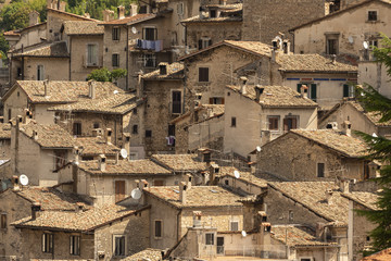Ancient medieval village in Italy