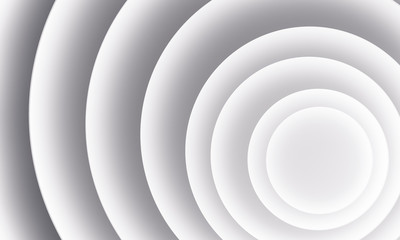 Obraz premium Monochrome Expanding Circles