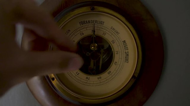 Vintage Danish barometer.