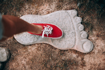 Big and small foot