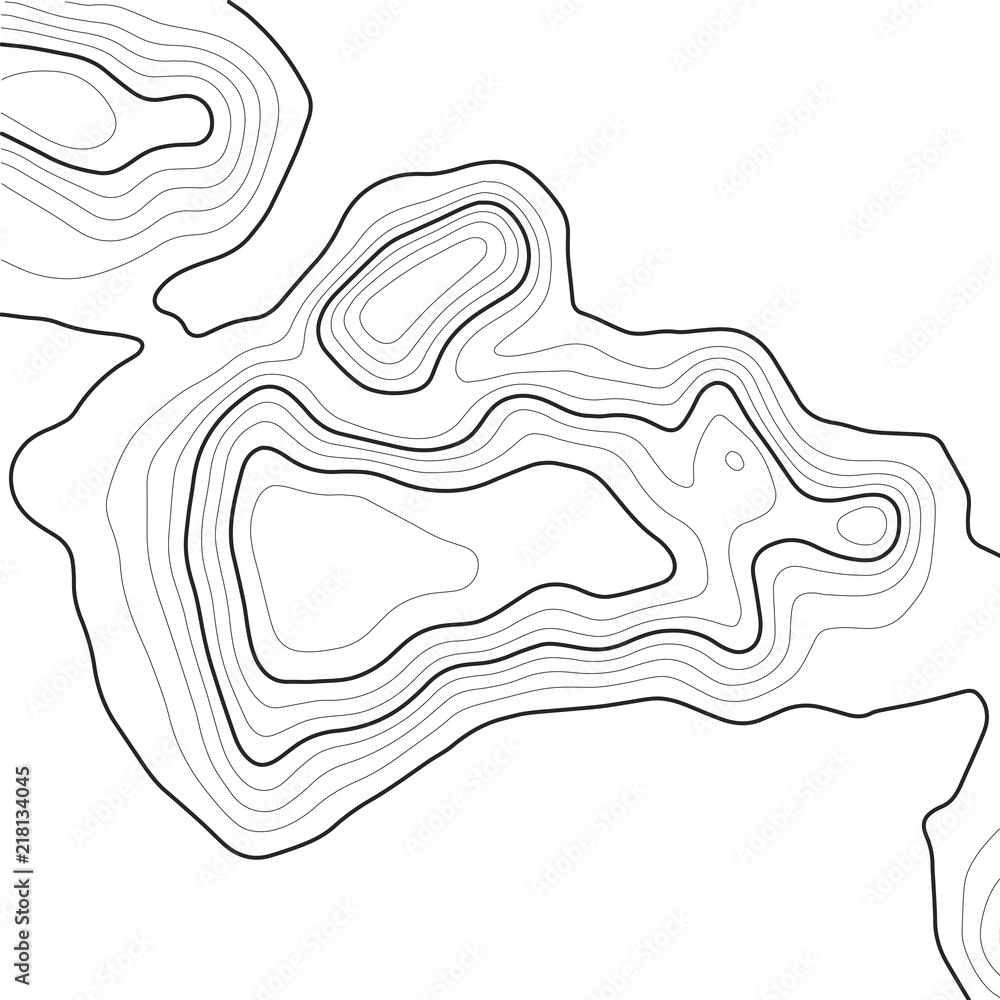 Poster topographic map background concept. topo contour map. geographic world topography map grid. line top