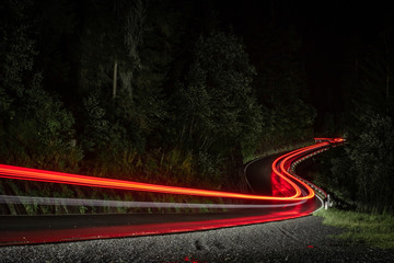 Lichtspuren im Kaunertal