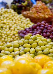 Spanish Olives at the Market