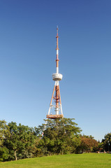 Obraz premium Television tower in Tbilisi