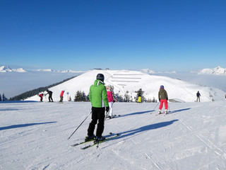 Skifahren in Saalbach Hinterglemm Leogang