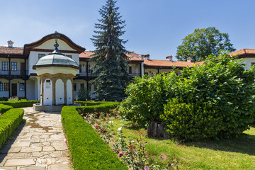 Fototapeta premium buildings of the nineteenth century in Sokolski Monastery Holy Mother's Assumption, Gabrovo region, Bulgaria