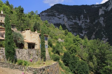 Fototapeta na wymiar village de Pommerol, Drôme