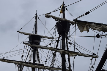  Reproducción de un antiguo Galeón.