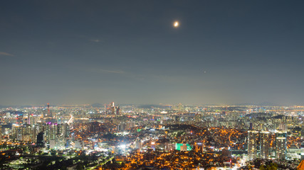 Fototapeta premium Seoul at night