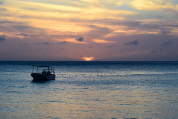 Obraz premium Sunset - Curacao