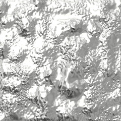 Obraz premium Crumpled rough silver metallic texture. Creative foil textured with unique metallic reflections and appearance for shining, luxury and festive designs.