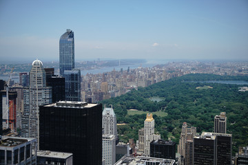 Obraz na płótnie Canvas Central Park Aerial