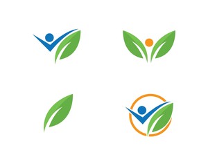 green leaf logo