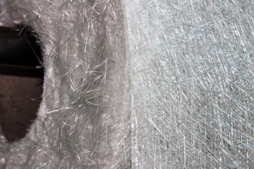 Fiberglass fabric composite roll material
