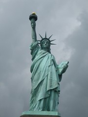 Fototapeta na wymiar Statue of Liberty as taken by tourist