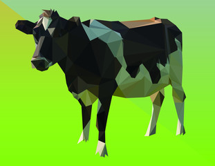 Low Polygon Dairy Cow