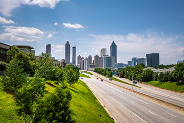The Atlanta Skyline from the Jackson Street Bridge © Chris