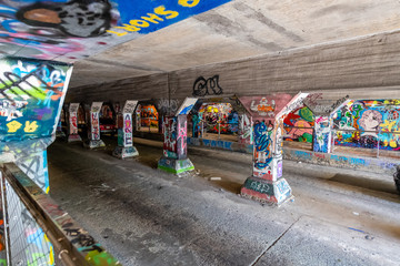Fototapeta na wymiar Krog Street Tunnel