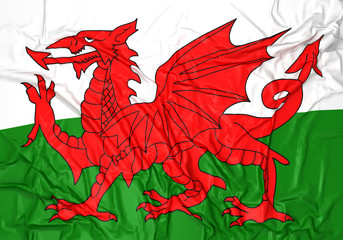 Fototapeta premium ウェールズ国旗