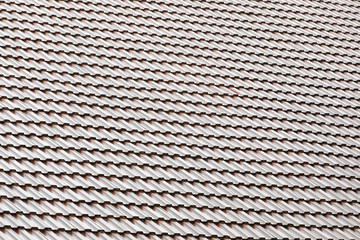 Tiles roof texture background after the raining day