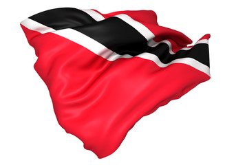 Naklejka premium トリニダード・トバゴ国旗