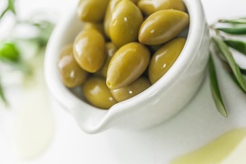 Green Olives and Olive Oil