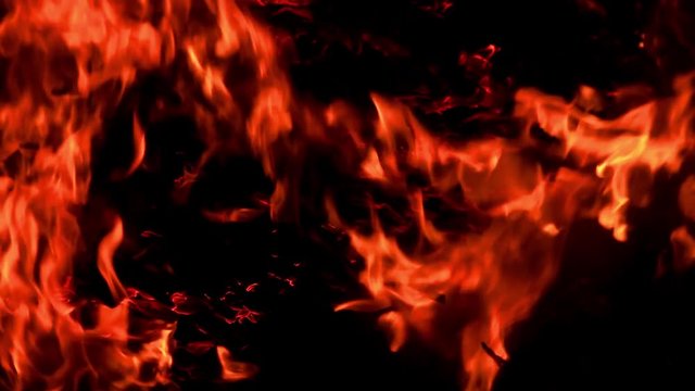 Burning with fire , Burning paper