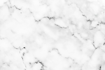 White marble texture with natural pattern for background or design art work