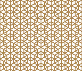 Seamless pattern based on Japanese ornament Kumiko