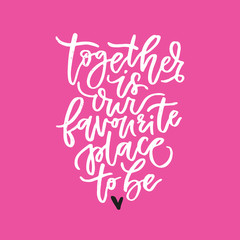 Romantic Handdrawn Letteirng