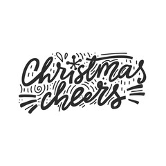 Christmas Cheers Lettering