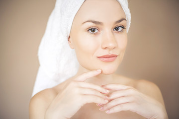 Clean face.