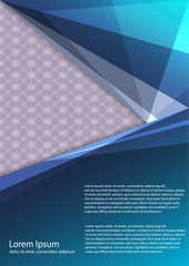 Obraz premium The layout design of the brochure template. Catalog, magazine, flyer.