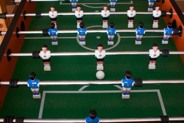 table football close-up