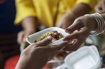 Feeding the poor to help and share