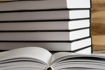 Nahaufnahme von Büchern