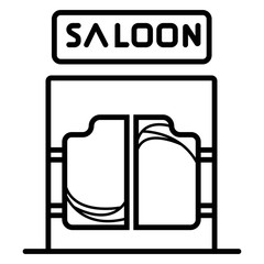 Saloon door icon