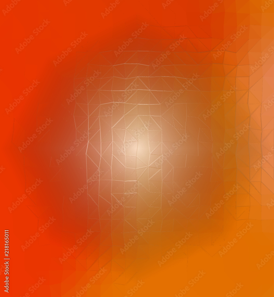 Poster abstract red background of luminous rays and stars.
