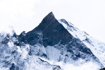 Mountain peak in Himalayas, Nepal.
