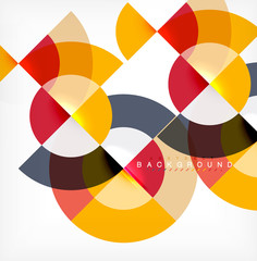 Modern circle abstract background