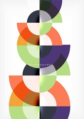 Obraz premium Modern circle abstract background