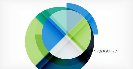 Obraz premium Wektorowy okręgu abstrakta tło