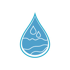 Water Logos, Label, Icons and Design Elements