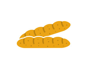 Bread image vector icon