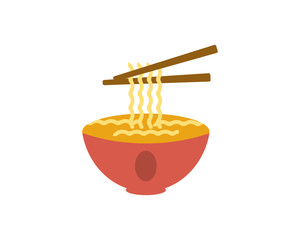Ramen Noodle image vector icon